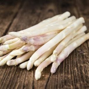 Griffe d'asperge blanche à l'unité
